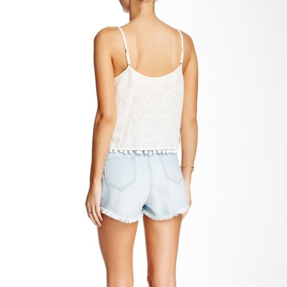 BCBGeneration Distressed Cutoff Denim Shorts - Picture 2 of 3